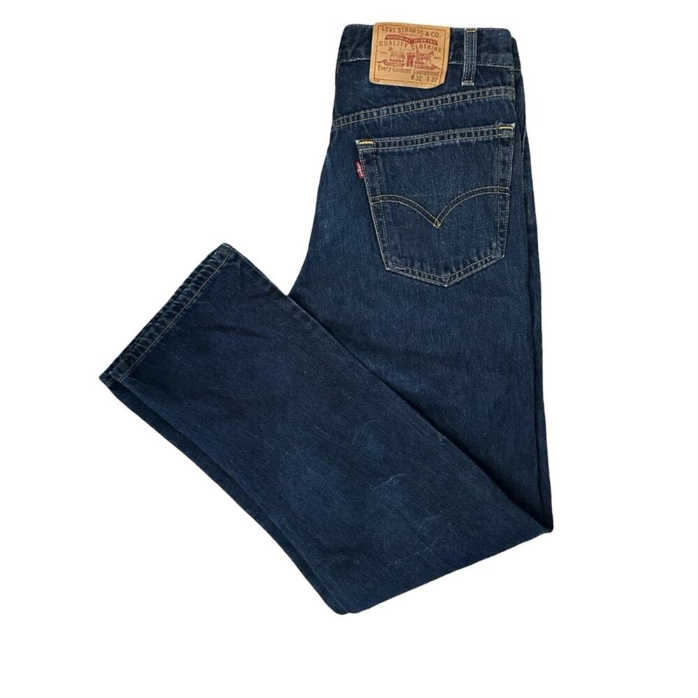 Vtg Levis Straight Leg Regular Medium Wash 32x32
